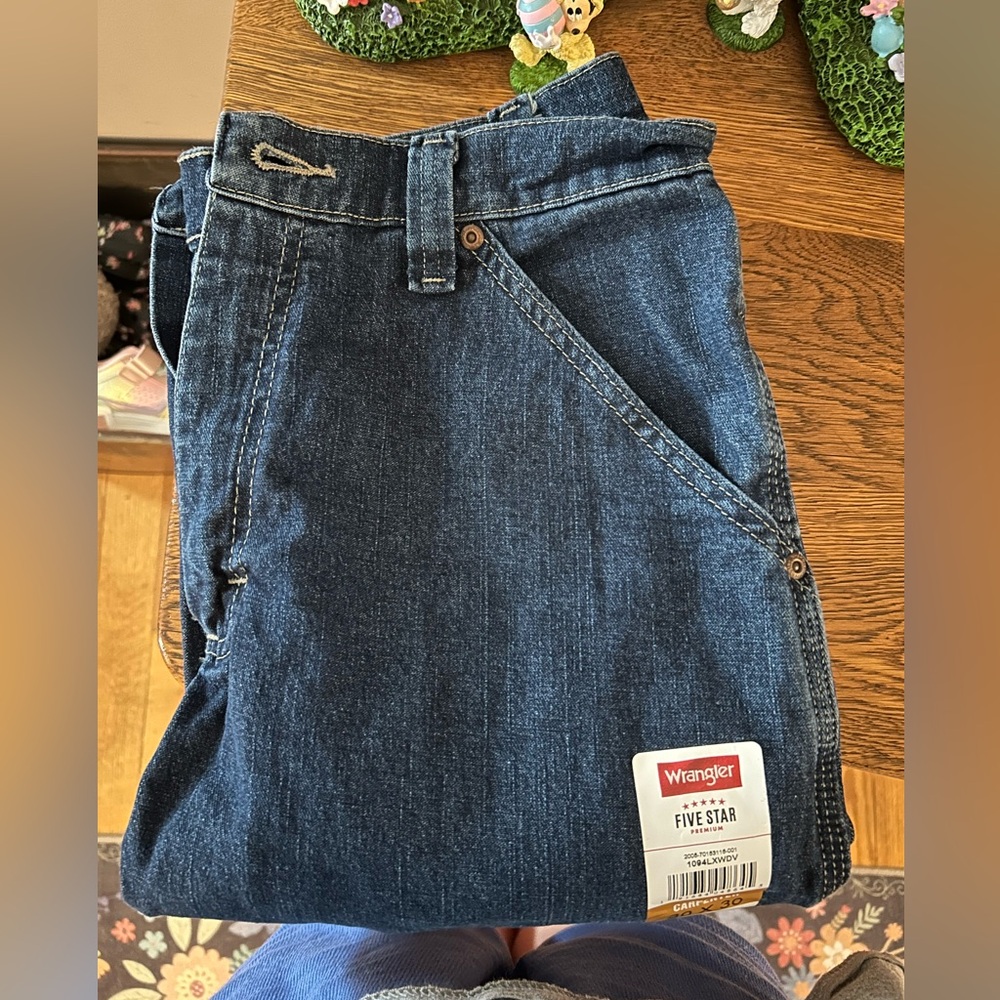 WRANGLER MENS FIVE STAR PREMIUM CARPENTER JEAN - Picture 2 of 3